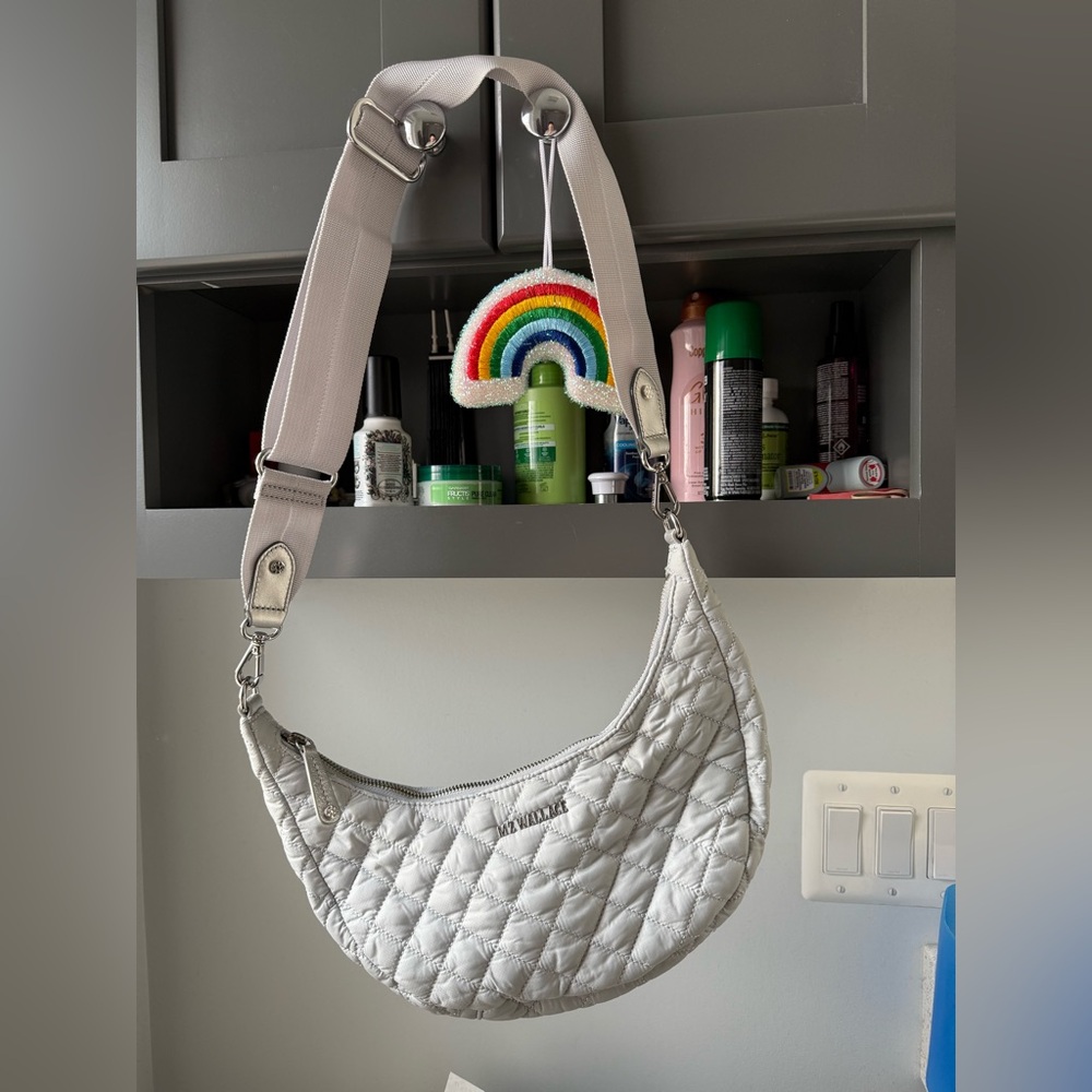 MZ Wallace Ice Luna EUC - light silvery gray